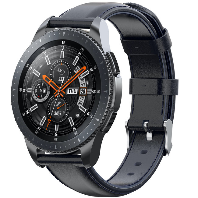 Huawei watch GT cinturino in pelle - scuroblu - 123watches.it