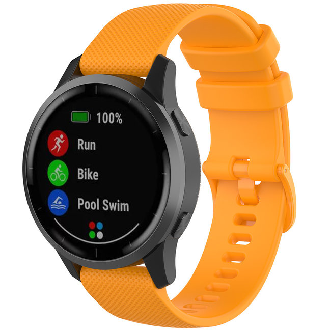 Huawei watch GT cinturino con fibbia in silicone - arancione - 123watches.it