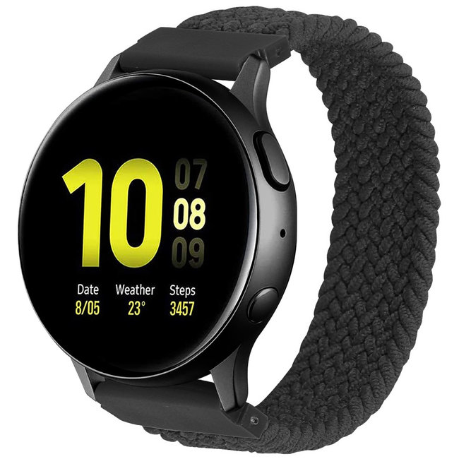 Samsung Galaxy Watch cinturino intrecciato da solista - carbone di legna -  123watches.it