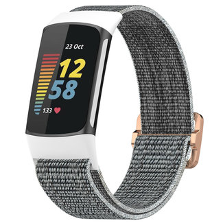 Marca 123watches Fitbit Charge 5 nylon banda sportiva - conchiglia