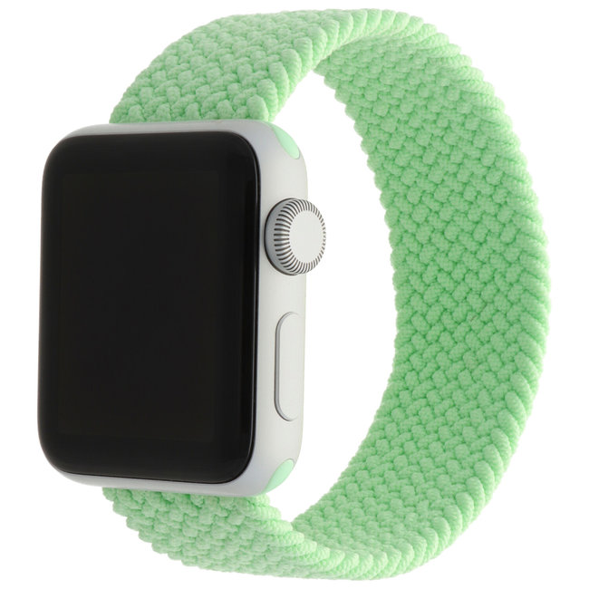 Apple watch cinturino intrecciato da solista - pistacchio - 123watches.it