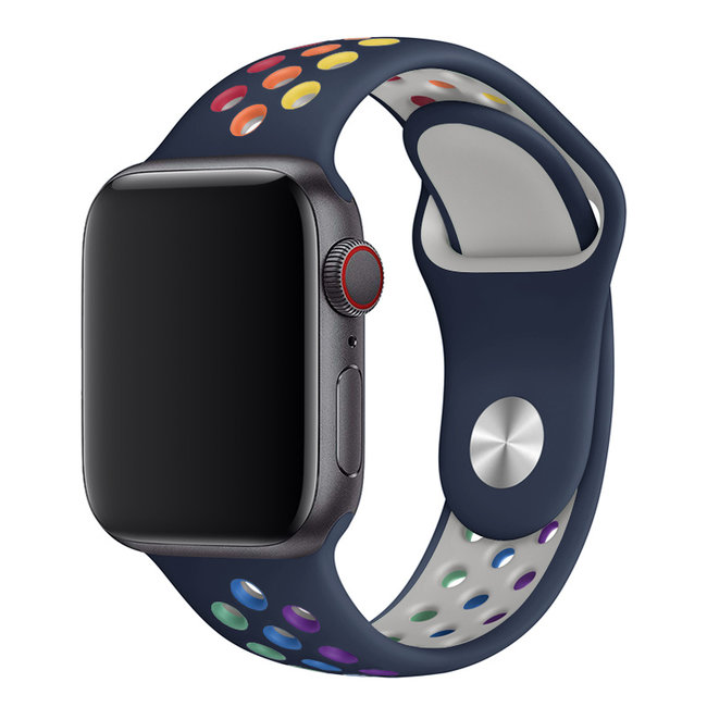 Apple Watch doppia banda sportiva - colorato scuroblu