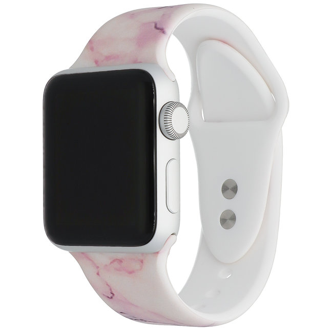 Apple Watch stampa banda sportiva - marmo rosa