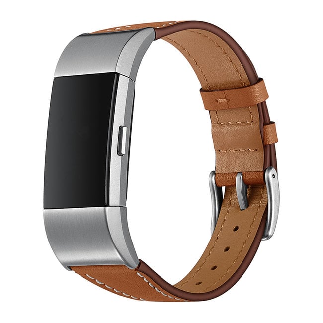 Fitbit Charge 2 cinturino in pelle premium - marrone