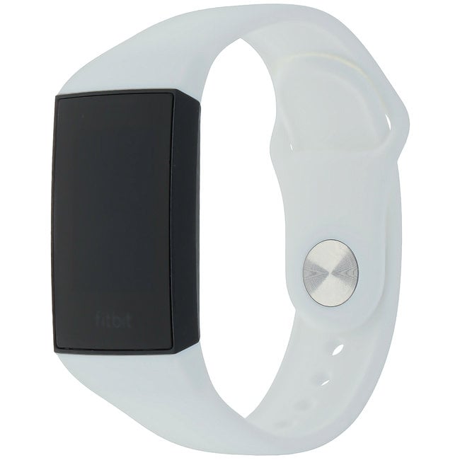 Fitbit Charge 3 & 4 fascia in silicone per lo sport - bianco