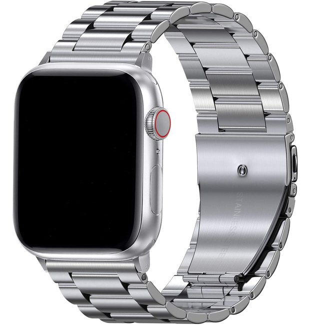 Apple Watch perline cinturino in acciaio - argento