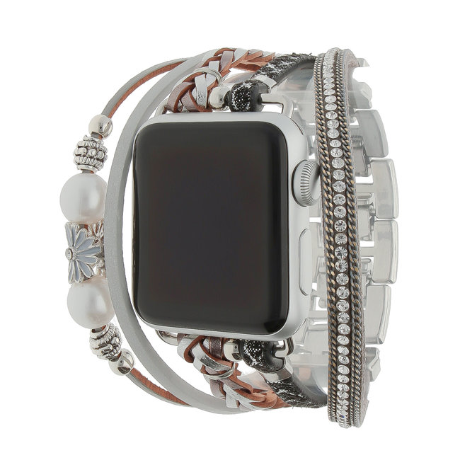 Apple Watch cinturino di collegamento accessori in acciaio - argento