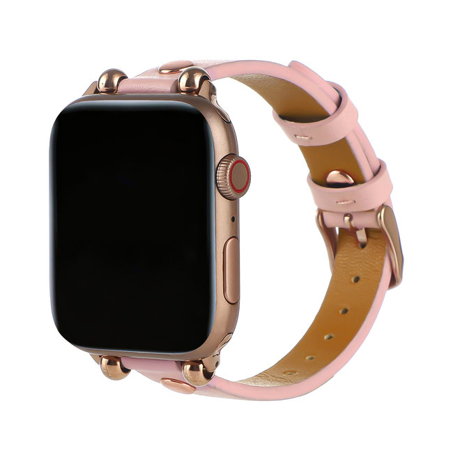 Apple Watch cinturino sottile in pelle - rosa