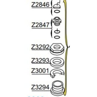 Zodiac Z3001 | pakking ventiel neopreen