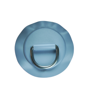 Zodiac Z2302 | D-ring 53mm rond, medium grijs PVC material