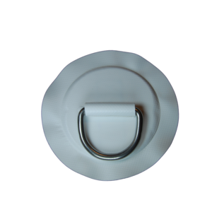 Zodiac Z6128 | D-ring 53mm, round, white PVC fabric
