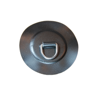 Zodiac Z6167 | D-ring 25mm, round, black PVC fabric
