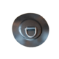 Zodiac Z6167 | D-ring 25mm, round, black PVC fabric
