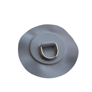 Zodiac Z2710 | D-ring 25mm, round, medium grey PVC fabric