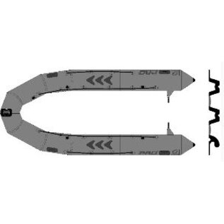 Zodiac Z16341 | Tube PRO 500 | PRO 9 MAN - MEDIUM GREY PVC