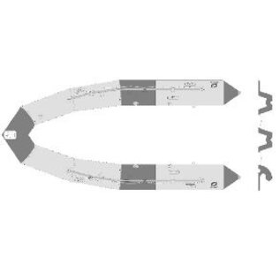 Zodiac Z16071 | Tube PRO OPEN 550  - GRIJS/LICHTGRIJS PVC