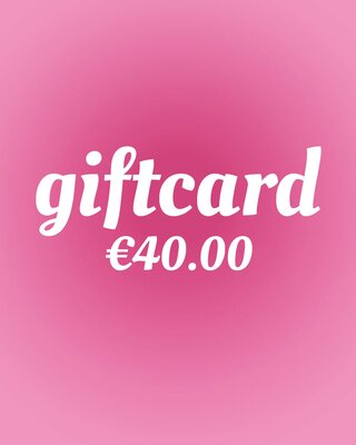 GIFTCARD €40,00