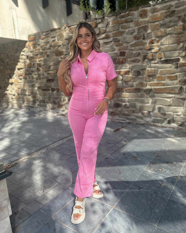 jane jumpsuit - roze