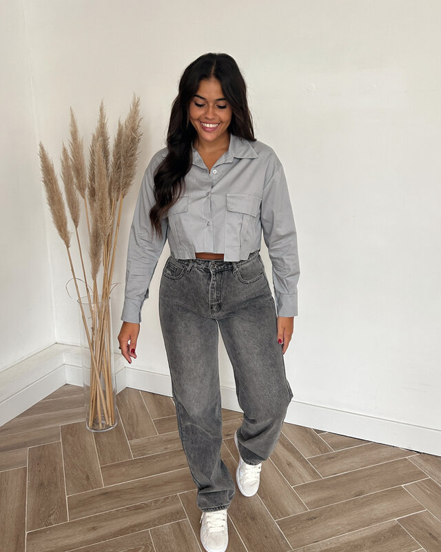 mae jeans - grey