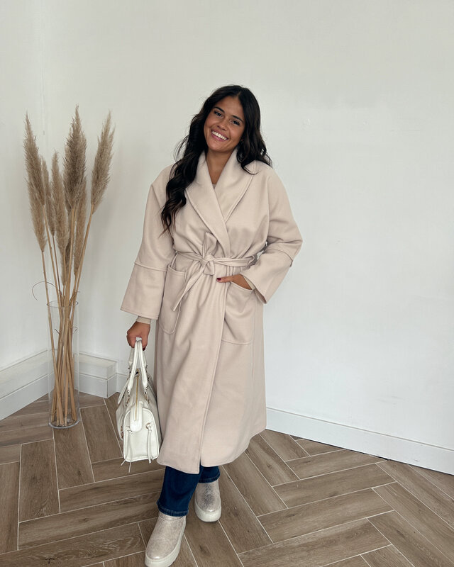 mika coat - beige