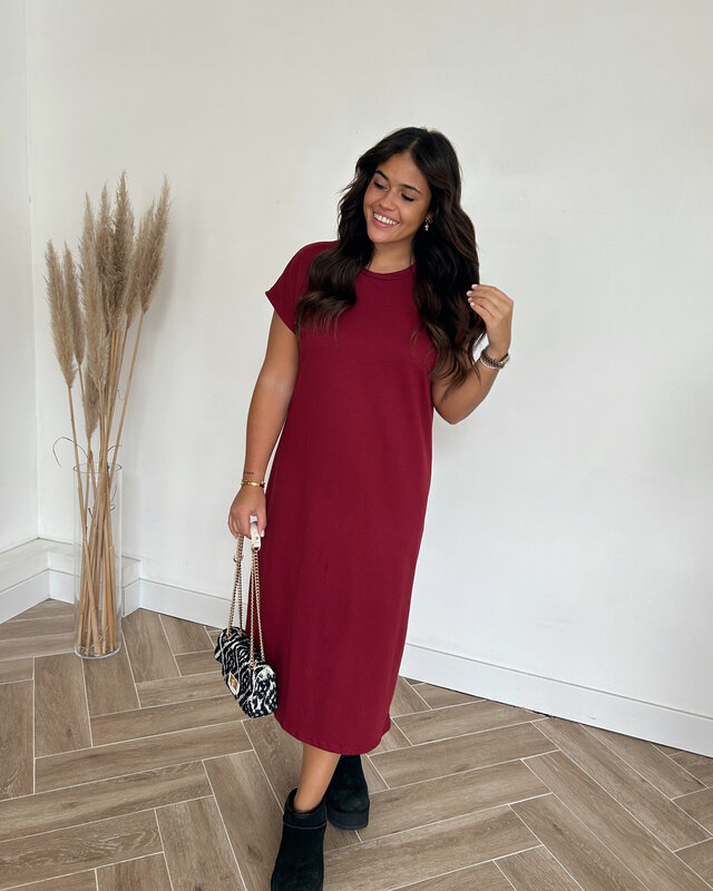 kelluy dress - bordeaux