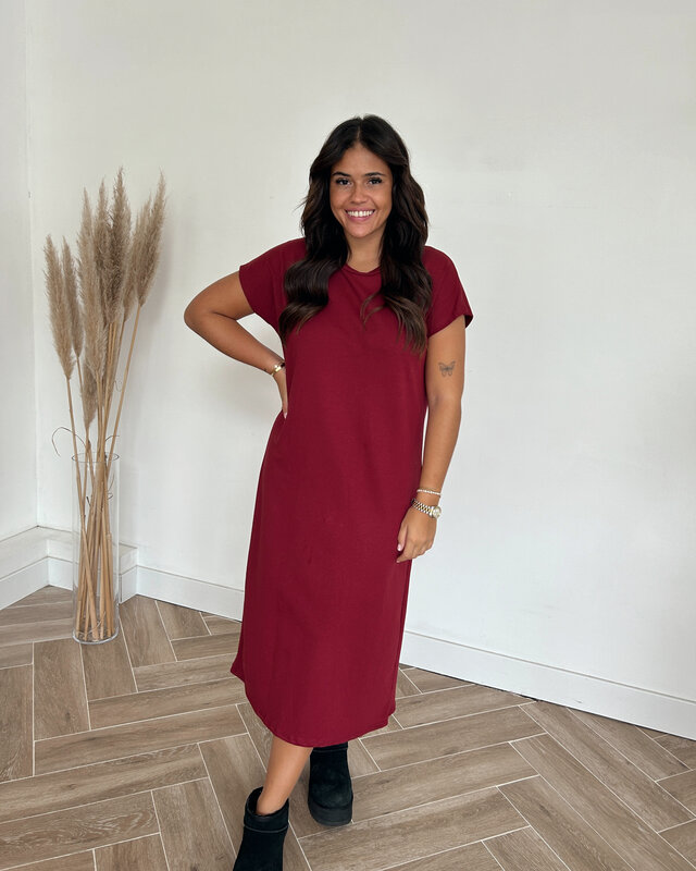 kelluy dress - bordeaux