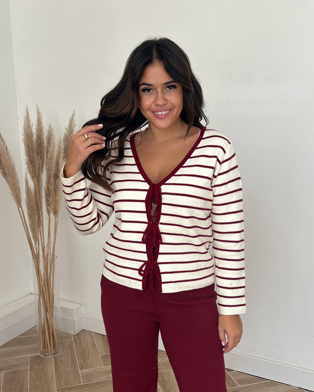 sofia top - bordeaux