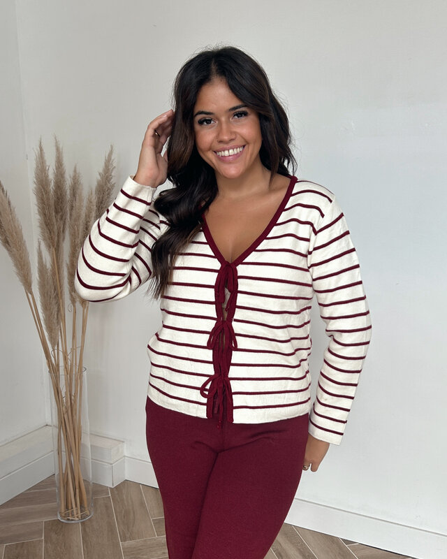 sofia top - bordeaux