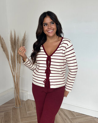 sofia top - bordeaux