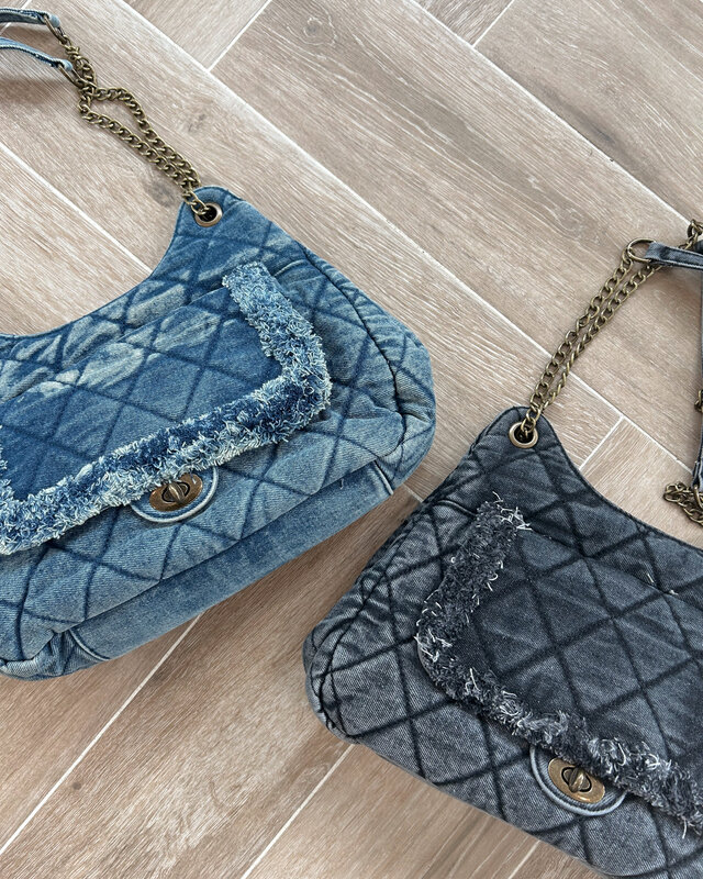 denim bag - denim blue