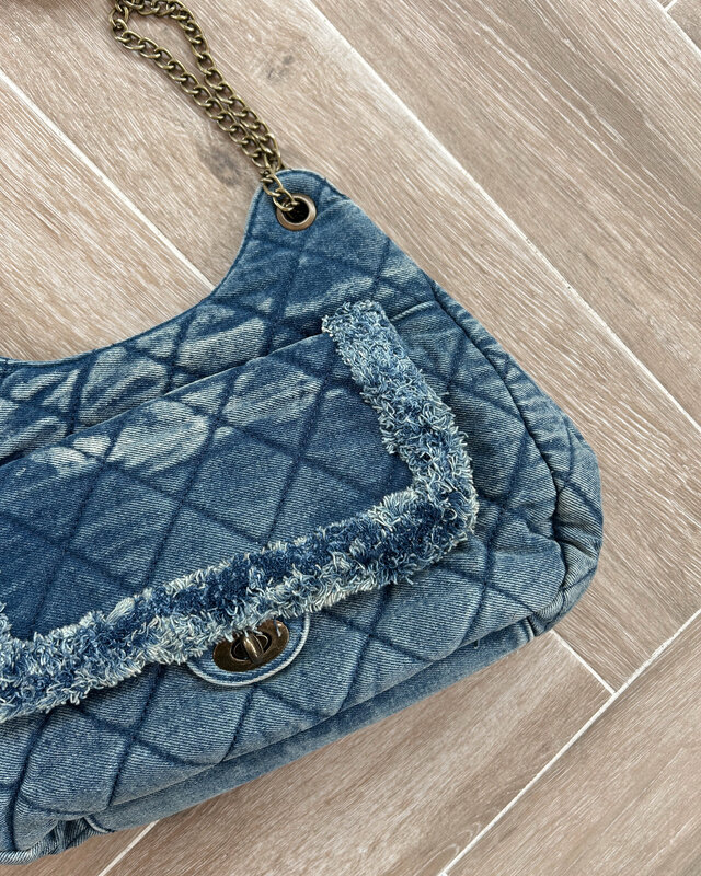 denim bag - denim blue