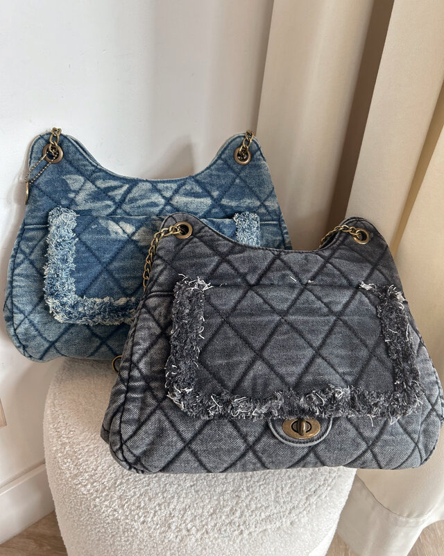 denim bag - denim blue