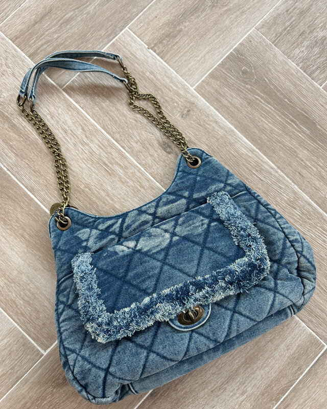 denim bag - denim blue