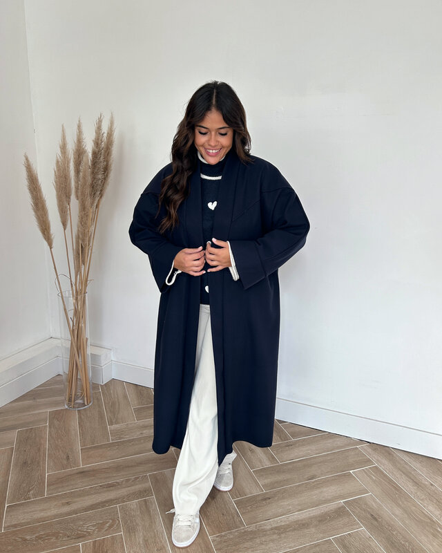 maya coat - navy