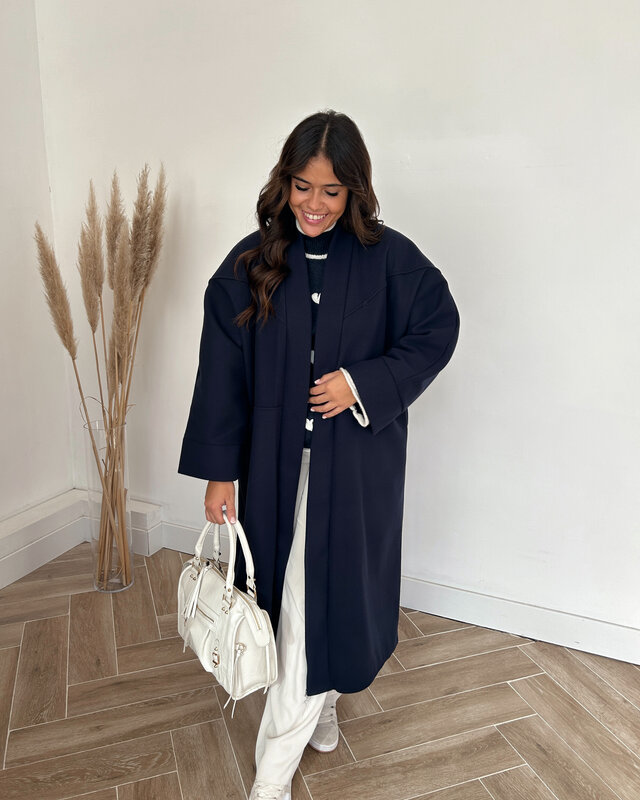 maya coat - navy