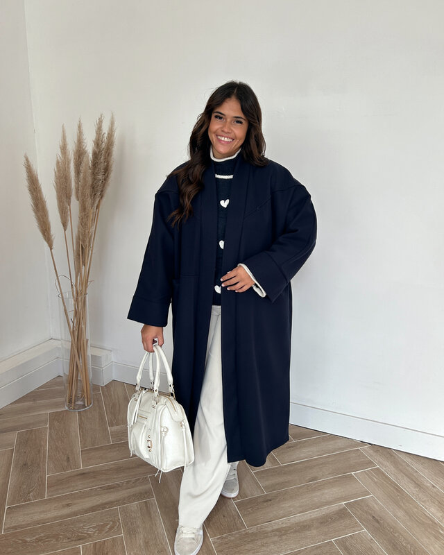 maya coat - navy