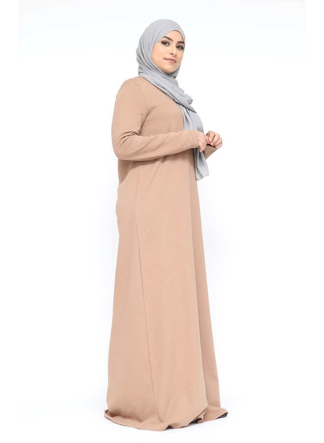Winter abaya - camel