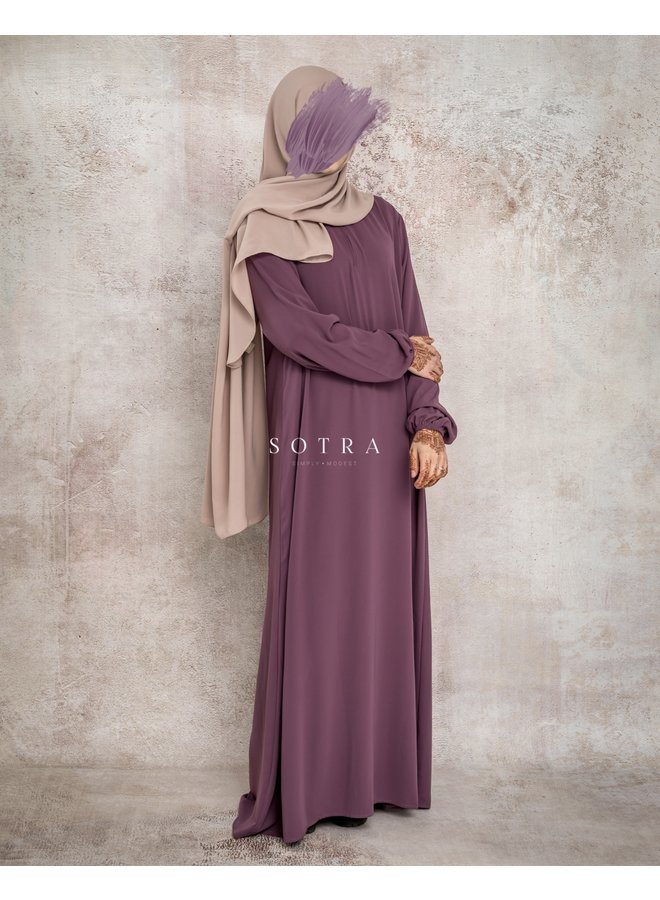 Basic Abaya Dustymauve