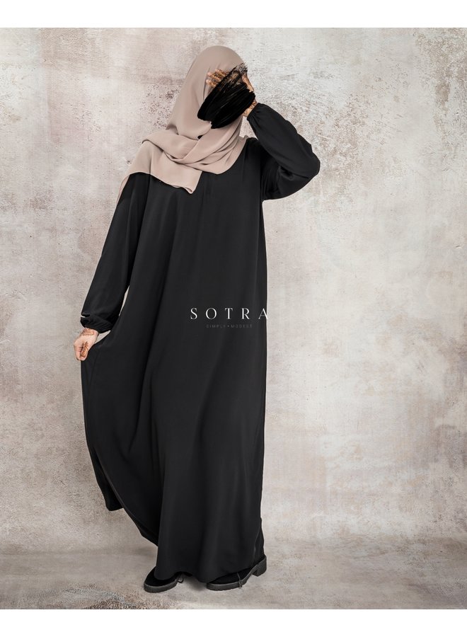 Basic Abaya Zwart
