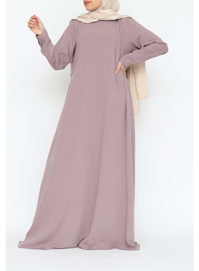 A-line abaya - lila