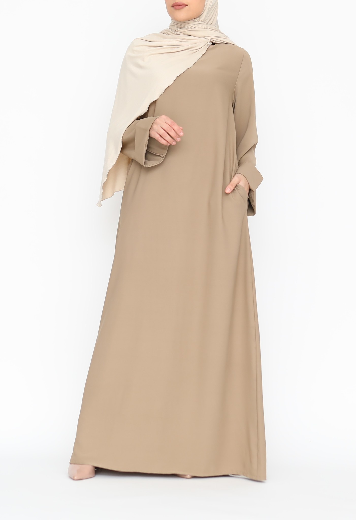 Camel abaya best sale
