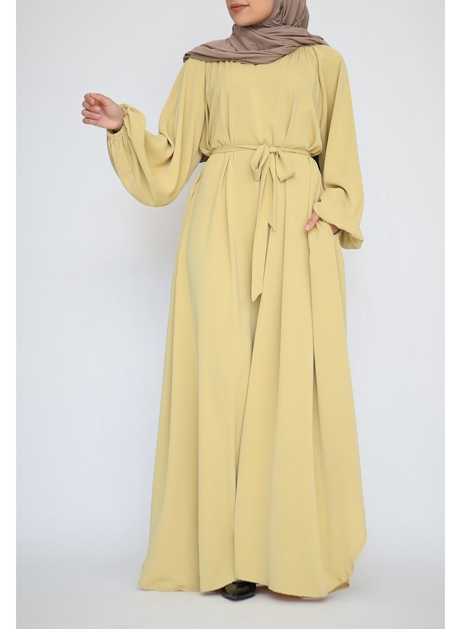 Abaya Amira - yellow