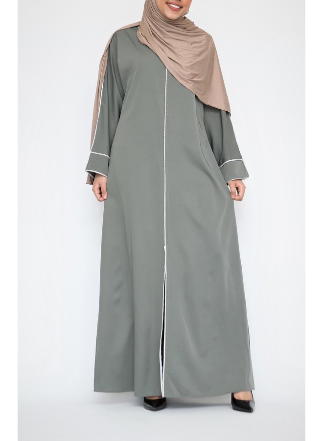 Abaya Diamond - kaki