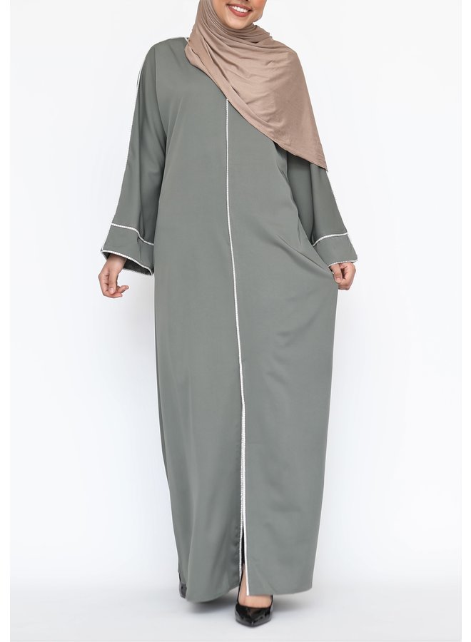 Abaya Diamond - kaki