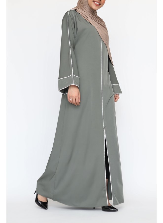 Abaya Diamond - kaki