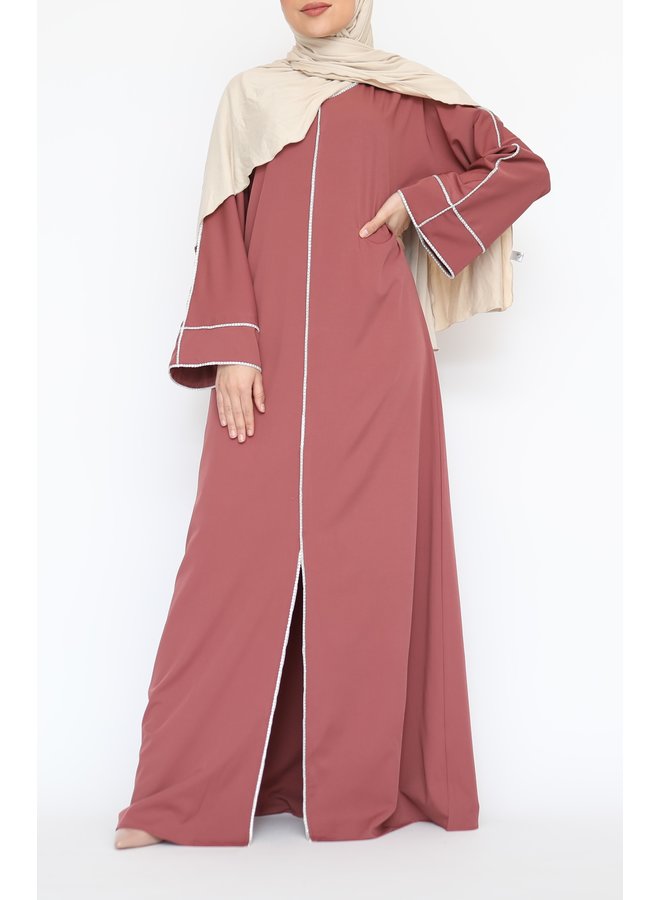 Abaya Diamond - terracotta