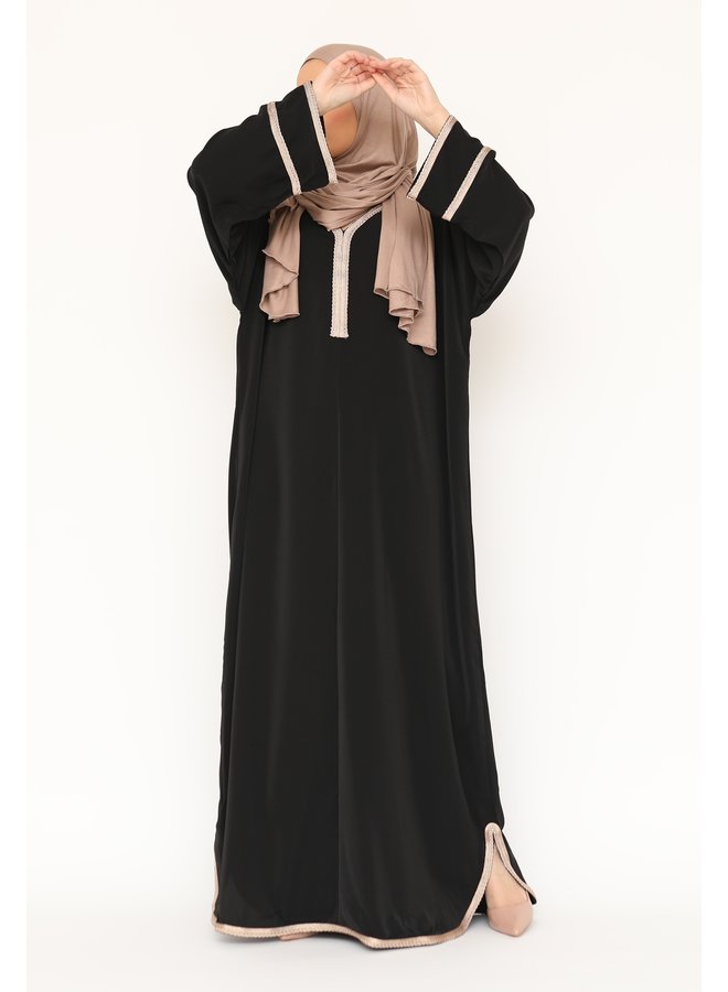 Jellaba Firdaous - black