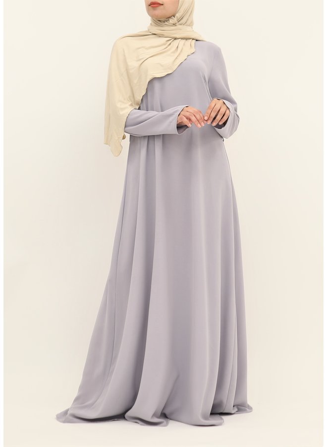 A-lijn abaya met ceintuur - lila