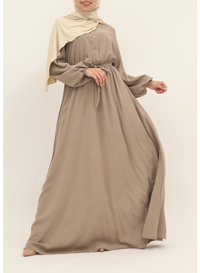 Maxi Abaya - mocca