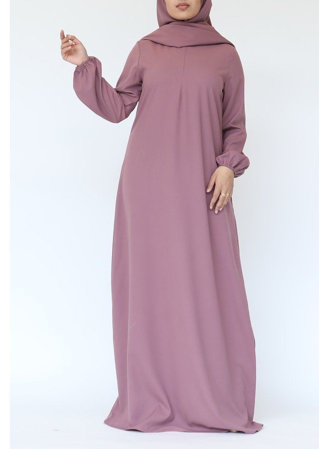Basic abaya - purple pink